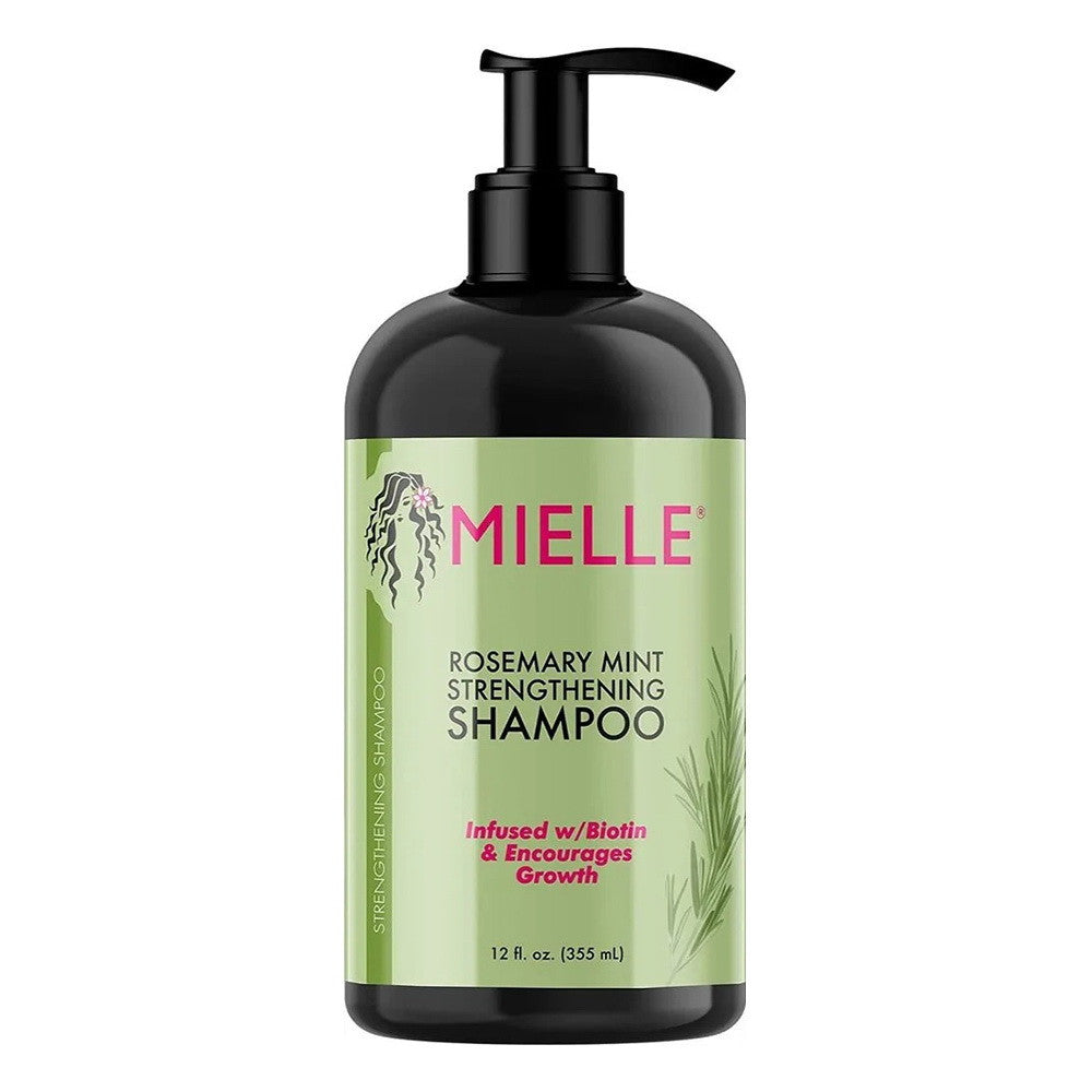 Mielle Organics Rosemary Mint Strengthening Shampoo, 12 Oz